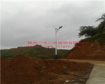 寧夏農村太陽能路燈-寧夏榆林市佳縣路燈照明項目