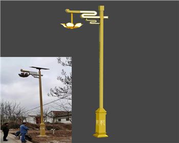 陜西寶雞鳳翔美麗鄉(xiāng)村太陽能路燈項目